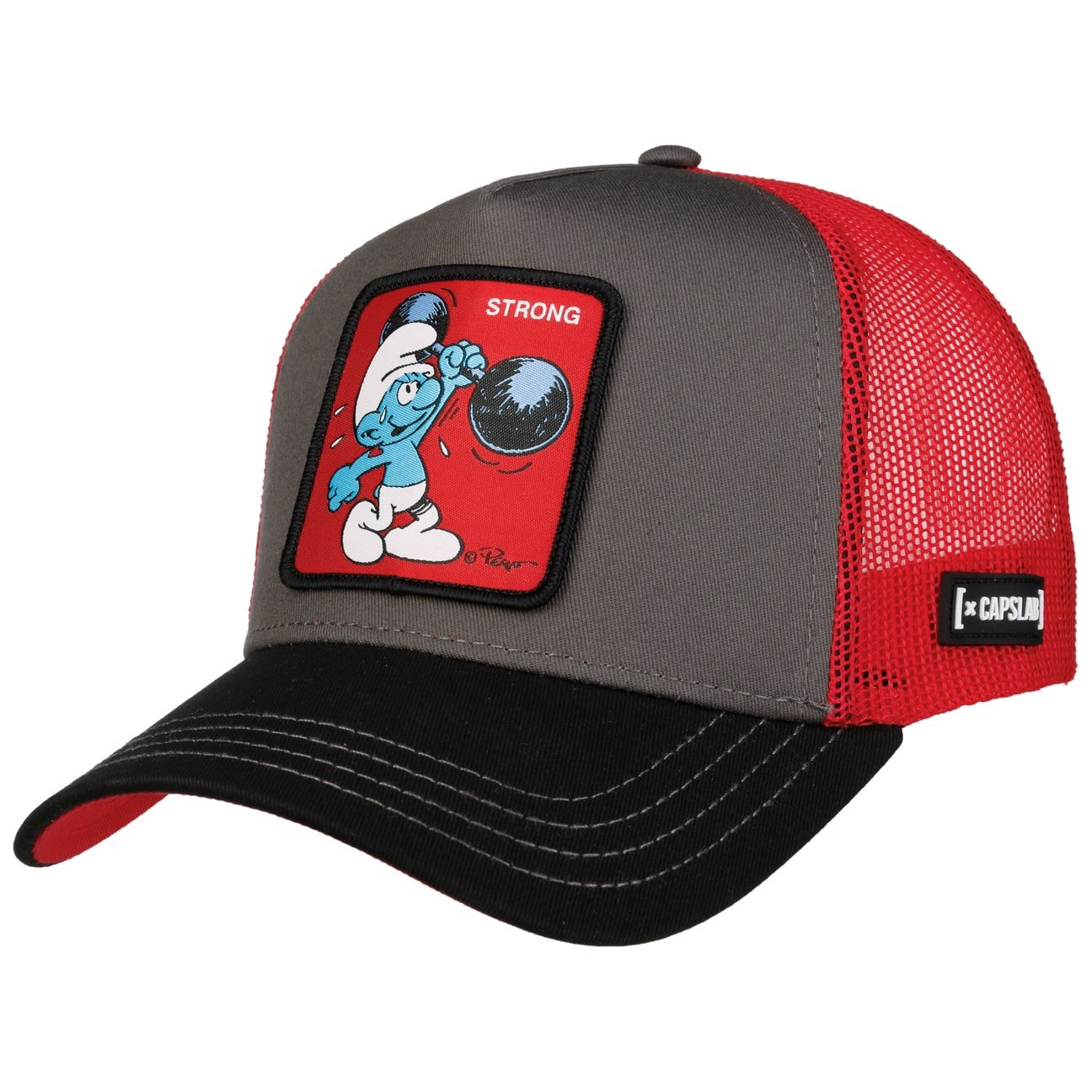 The Smurfs Strong Trucker Cap by Capslab The Smurfs Strong Trucker Cap by Capslab von Capslab