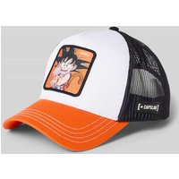 Capslab Basecap mit Motiv-Stitching in Orange, Größe 1 von Capslab