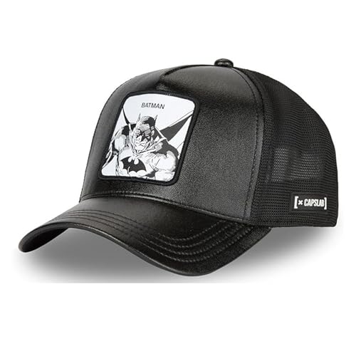 Capslab Batman DC Schwarz Weiß Trucker Cap - One-Size von Capslab