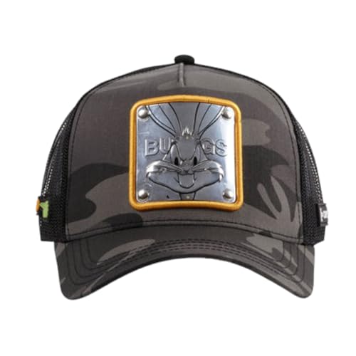 Capslab Bugs Bunny Looney Tunes Grau Camouflage Trucker Cap - One-Size von Capslab