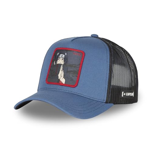 Capslab Itachi Naruto Shippuden Grau Blau Trucker Cap - One-Size von Capslab