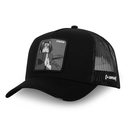 Capslab Itachi Naruto Shippuden Schwarz Verstellbare Truckercap - One-Size Capslab Itachi Naruto Shippuden Schwarz Verstellbare Truckercap - One-Size von Capslab