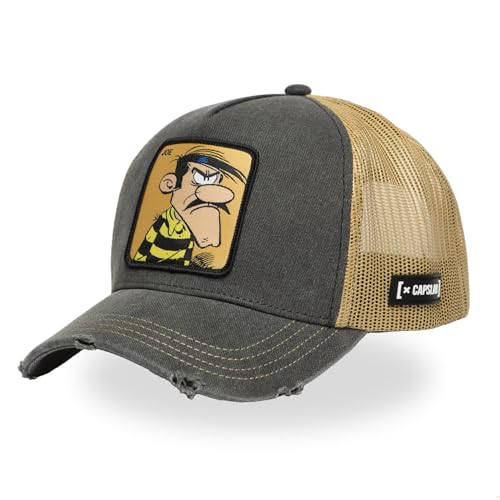 Capslab Joe Dalton Trucker Cap A-Frame Grau Distressed - One-Size von Capslab