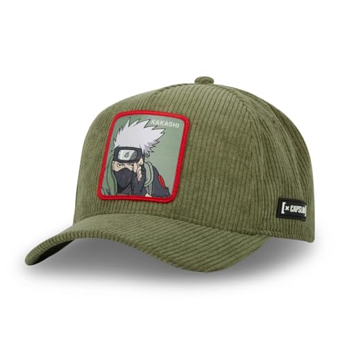 Capslab Kakashi Naruto Shippuden Kord Grün Verstellbare Snapback Cap - One-Size Capslab Kakashi Naruto Shippuden Kord Grün Verstellbare Snapback Cap - One-Size von Capslab
