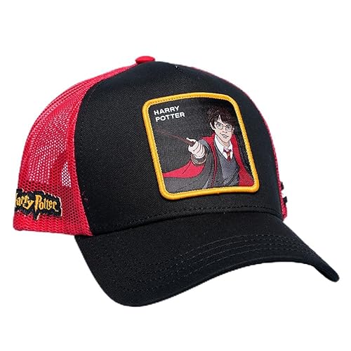 Capslab Marvel Harry Potter Cap CL-HP1-1-CT-POT2, Herren, Cap, Black/Red, One Size von Capslab