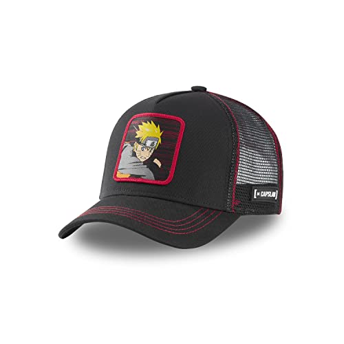 Cap Herren Naruto Shippuden, Tracker Kappe Herren, Naruto, Empfindliche Haut, Schwarz, Einheitsgröße von Capslab