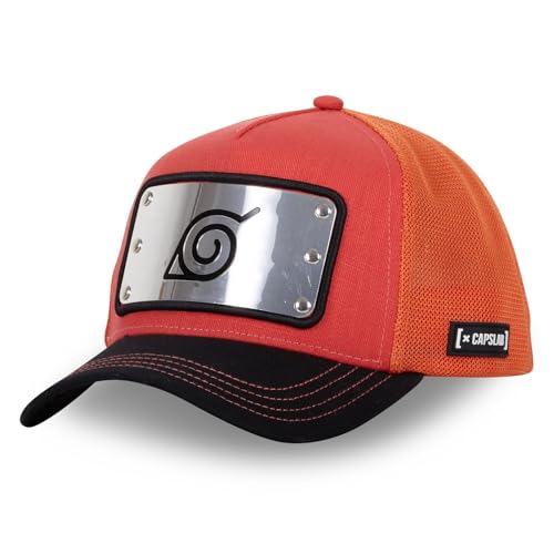 Capslab Naruto Shippuden Naruto Metall Orange Trucker Cap - One-Size Capslab Naruto Shippuden Naruto Metall Orange Trucker Cap - One-Size von Capslab