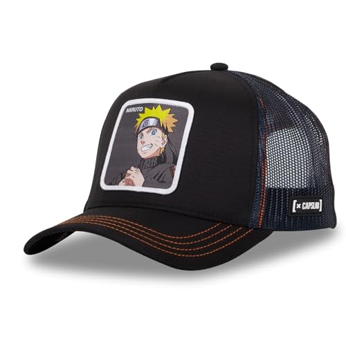 Capslab Naruto Shippuden Ripstop Schwarz Verstellbare Truckercap - One-Size von Capslab