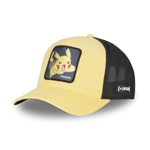 Capslab Pikachu Pokemon Gelb Trucker Cap - One-Size von Capslab
