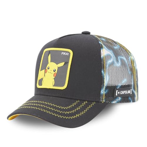 Capslab Pokemon Trucker-Kappe für Herren (Pikachu ELE1), Pikachu Ele1 von Capslab