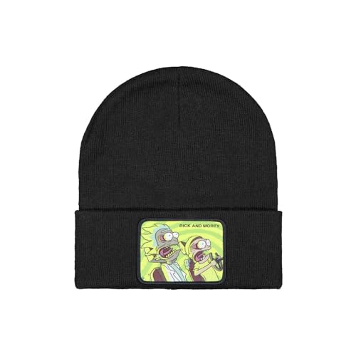 Capslab Rick and Morty Black Beanie - One-Size von Capslab