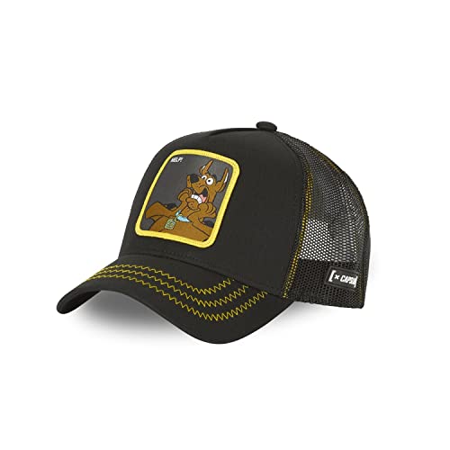 Capslab Scooby-DOO Black Yellow Trucker Cap - One-Size von Capslab