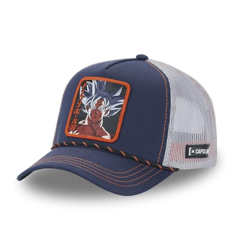 Capslab Son Goku Dragon Ball Super Blau Grau Verstellbare Truckercap - One-Size von Capslab