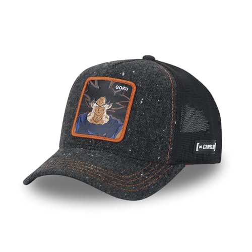 Capslab Son Goku Dragon Ball Super Schwarz Verstellbare Truckercap - One-Size Capslab Son Goku Dragon Ball Super Schwarz Verstellbare Truckercap - One-Size von Capslab