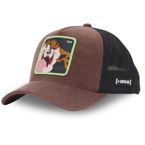 Capslab Taz Looney Tunes Braun Trucker Cap - One-Size von Capslab