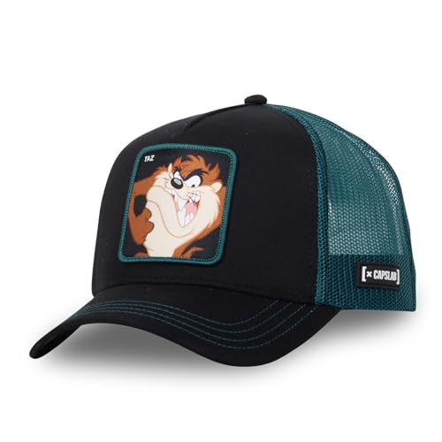 Capslab Taz Looney Tunes Schwarz Trucker Cap - One-Size von Capslab
