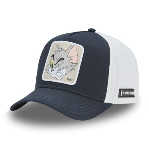 Capslab Tom und Jerry Tom Trucker Cap A-Frame Blau - One-Size von Capslab