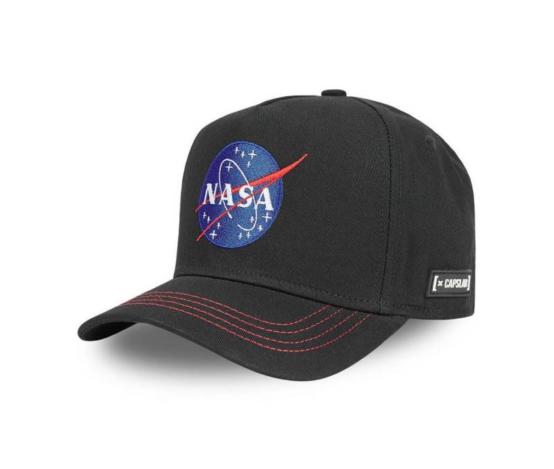 Capslab Trucker Cap CAPSLAB HFT Full Trucker Cap NASA black (Basecap, Trucker Kappe) von Capslab