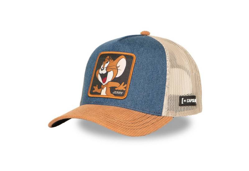 Capslab Trucker Cap CAPSLAB Premium Trucker Cap TOM & JERRY (Basecap, Basecap, Meshcap, Trucker Kappe) Innenbänder: bedruckt von Capslab