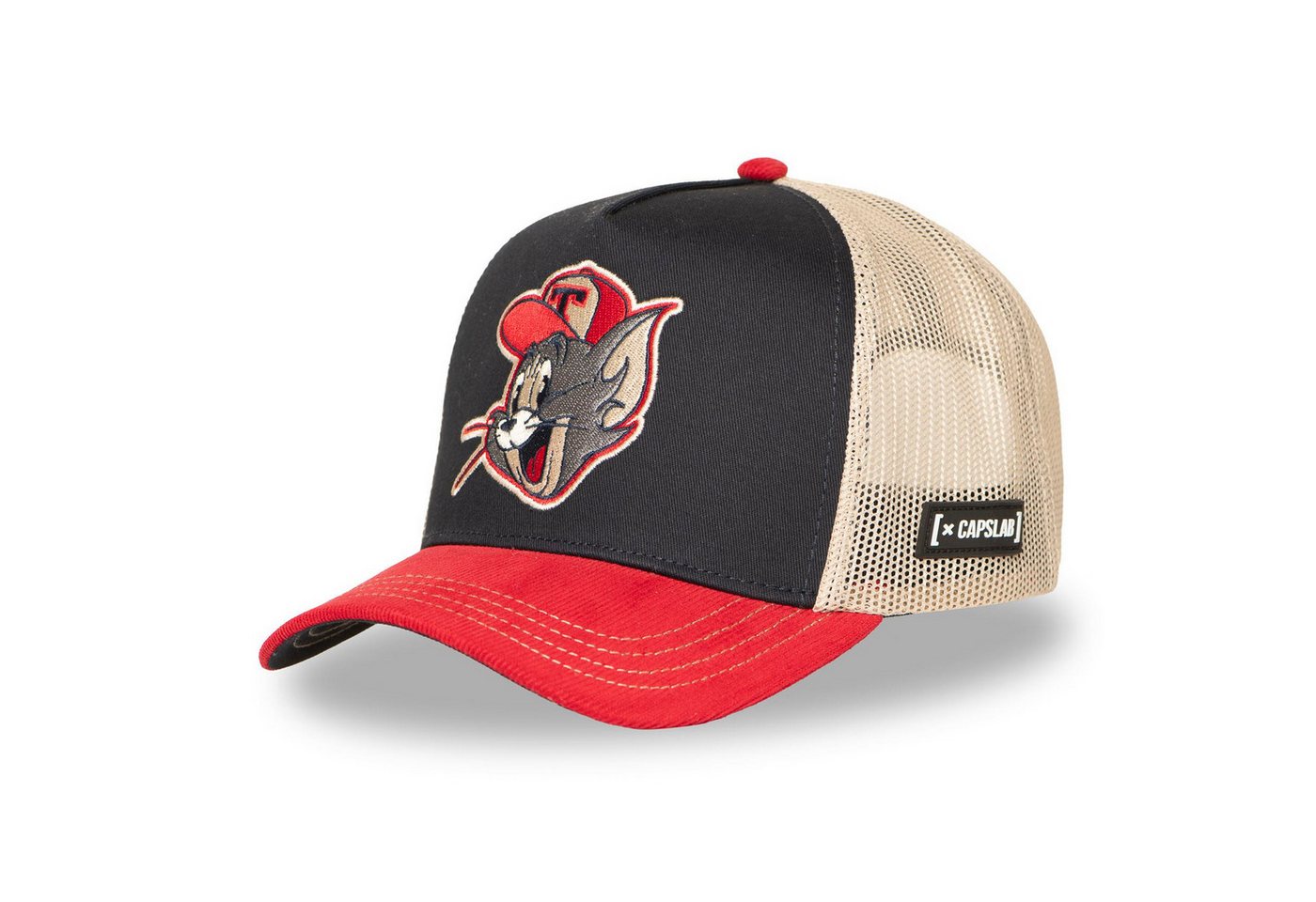 Capslab Trucker Cap CAPSLAB Premium Trucker Cap TOM & JERRY (Basecap, Basecap, Meshcap, Trucker Kappe) Innenbänder: bedruckt von Capslab