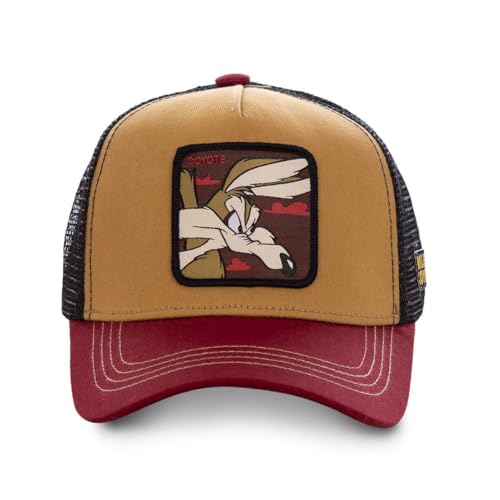 Capslab Wile E. Coyote Looney Tunes Braun Verstellbare Truckercap - One-Size von Capslab