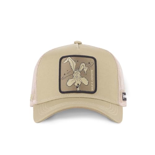 Tracker Kappe Herren Looney Tunes, Cap Herren, Kojote, Langlebig, Beige, Einheitsgröße von Capslab