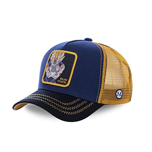 Casquette Majin Vegeta Dragon Ball Z Bleue et Jaune Enfant von Capslab