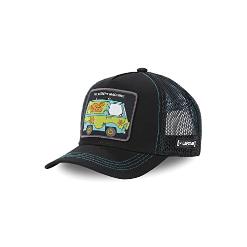 Tracker Kappe Herren Scooby-DOO, Cap Herren, Die Mystery Machine, Perfekter Halt, Schwarz, Einheitsgröße von Capslab
