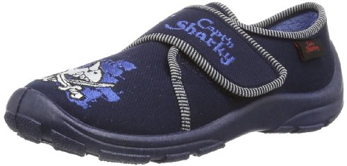 Capt'n Sharky Jungen 230201 Hausschuhe, Blau (blau 5), 35 von Capt'n Sharky