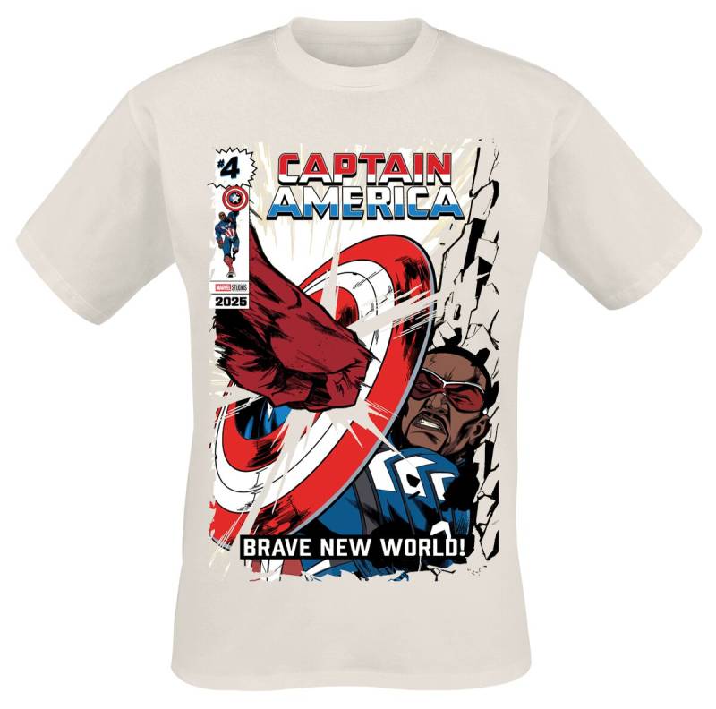 Captain America Brave New World - Impact T-Shirt natur in XXL von Captain America