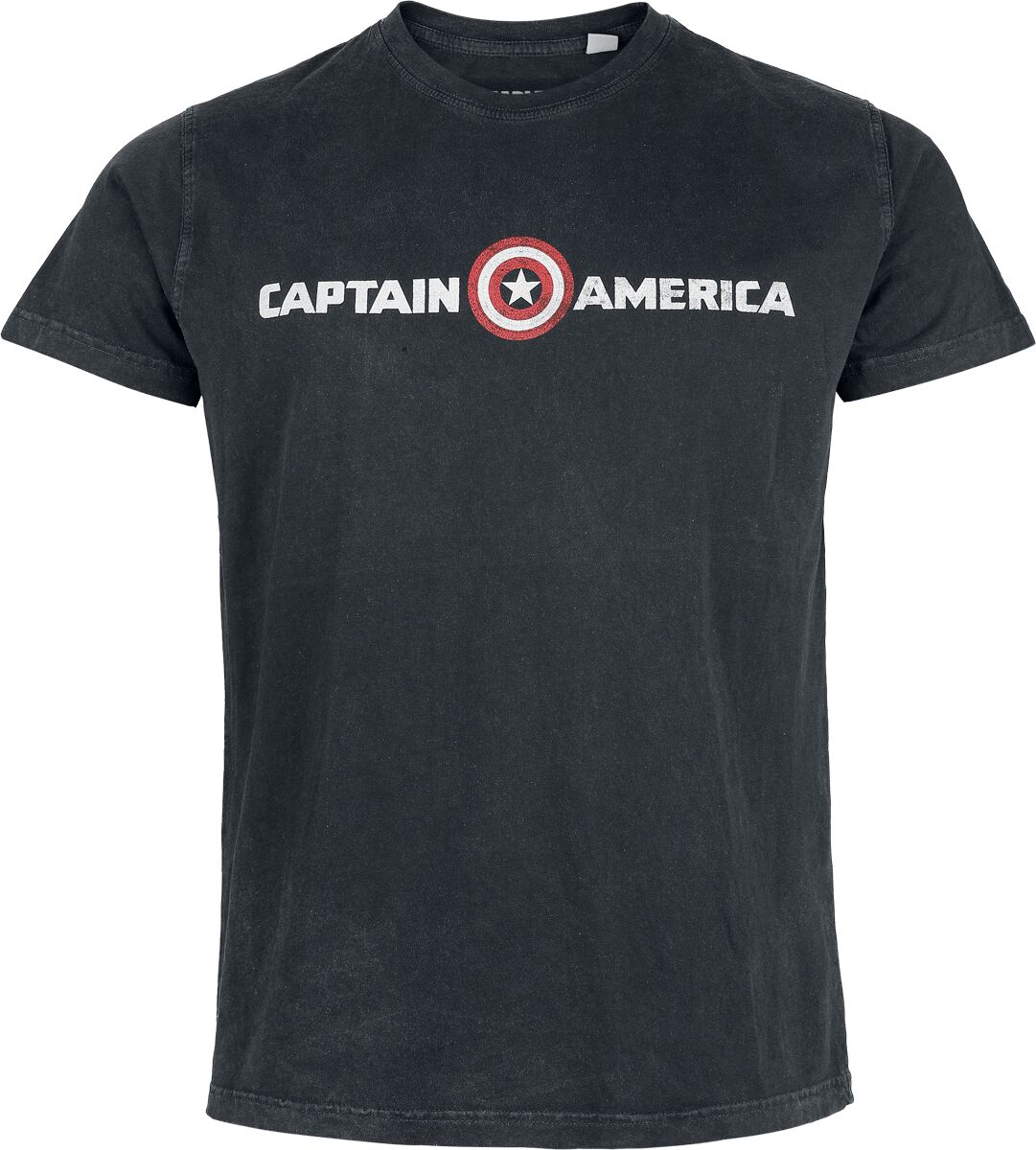 Captain America - DC Comics T-Shirt - Captain Logo - S bis 4XL - für Männer - Größe XXL - schwarz  - Lizenzierter Fanartikel von Captain America