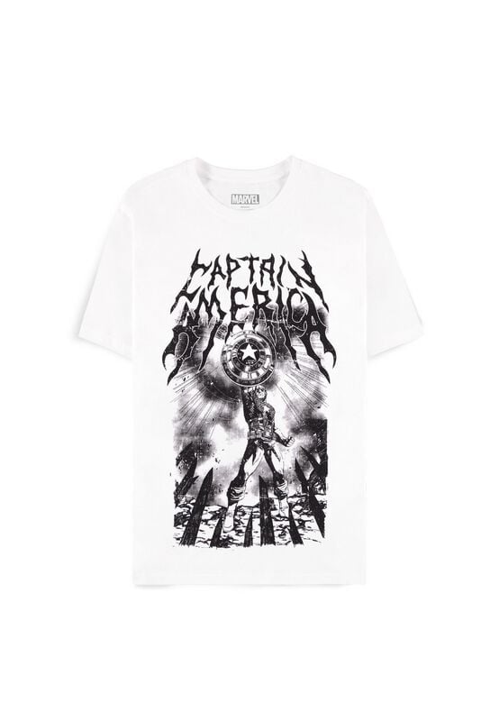 Captain America Glory T-Shirt weiß in S von Captain America