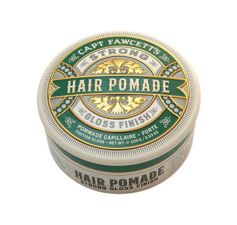 Captain Fawcett Haarpflege-Set Hair pomade for shine and strong hold Strong (Hair Pomade) 100 g von Captain Fawcett