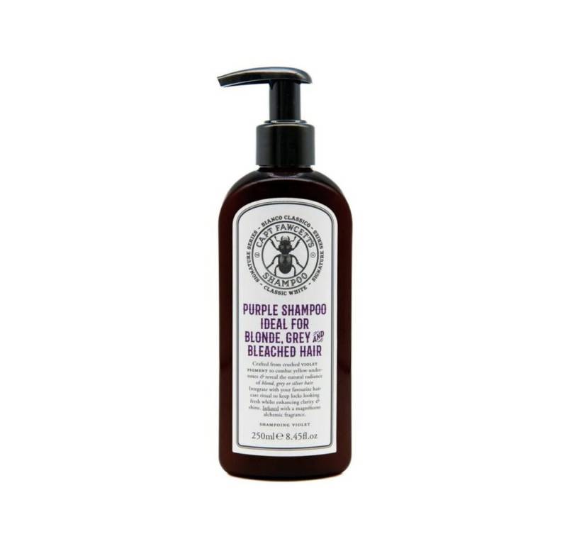 Captain Fawcett Haarpflege-Set Tinting shampoo for gray and white hair (Purple Shampoo) 250 ml von Captain Fawcett