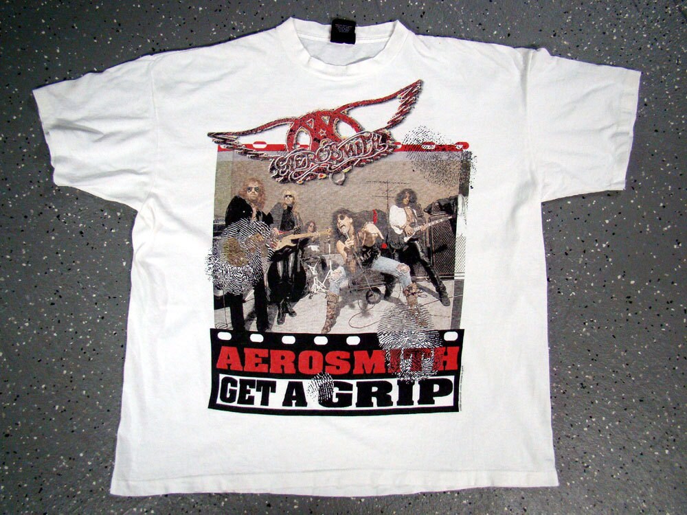 Aerosmith Get A Grip Tour T Shirt 1993 | Groß - Bitte Beschreibung Lesen von CaptainBob13