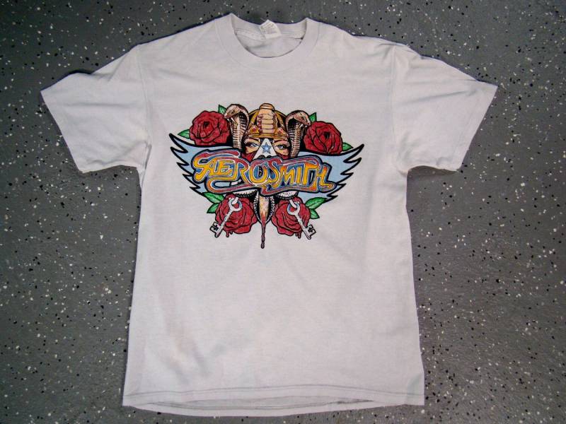 Aerosmith Permanent Vacation Tour T Shirt 1987 | Klein - Bitte Beschreibung Lesen von CaptainBob13