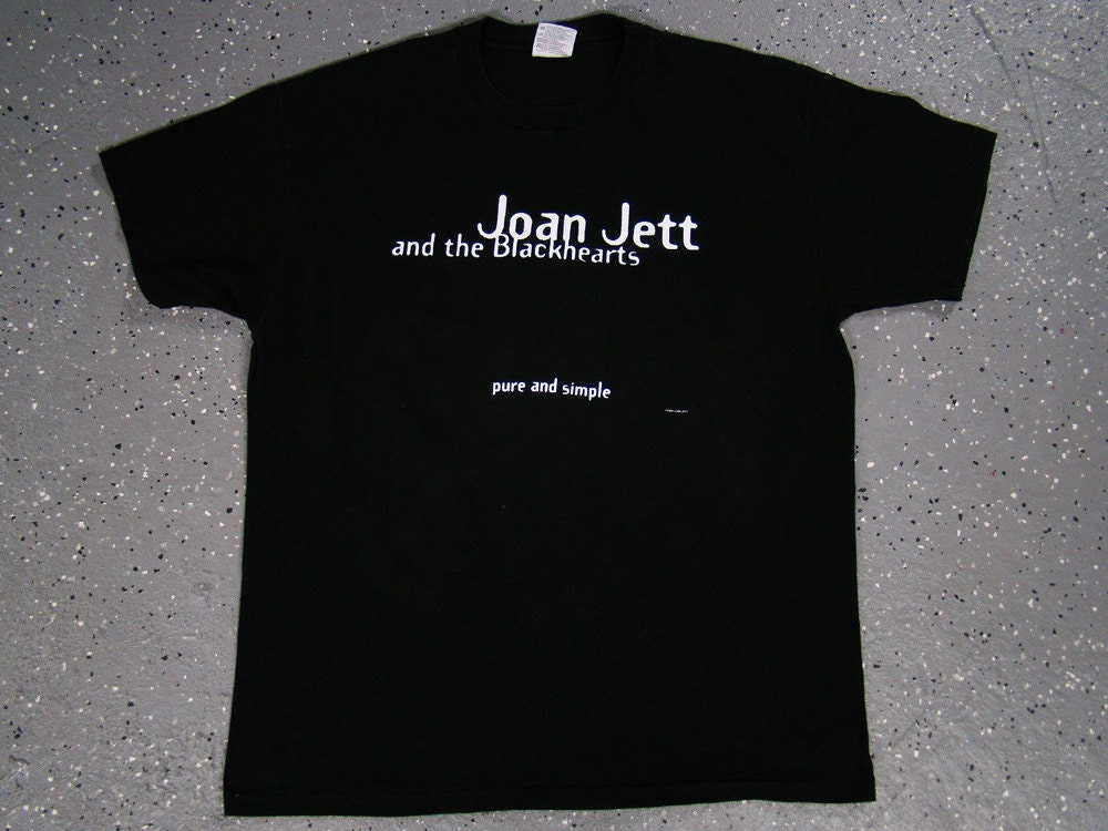 Joan Jett Pure & Simple Tour T Shirt 1994 | Large - Bitte Beschreibung Lesen von CaptainBob13
