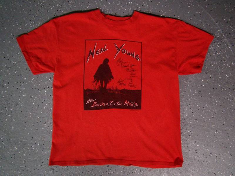 Neil Young Mit Booker T. & The Mg Es Tour T Shirt 1993 | Medium - Bitte Lesen Sie Beschreibung von CaptainBob13