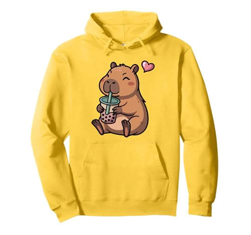 Süße Capybara Boba Bubble Tea Kawaii Capybara Mädchen Kinder Pullover Hoodie Süße Capybara Boba Bubble Tea Kawaii Capybara Mädchen Kinder Pullover Hoodie von Capybara Boba Co.