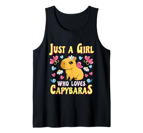 Capybaras Cute Capybara Tierliebhaber Geschenk Capybara Mädchen Tank Top Capybaras Cute Capybara Tierliebhaber Geschenk Capybara Mädchen Tank Top von Capybara Gifts Apparel