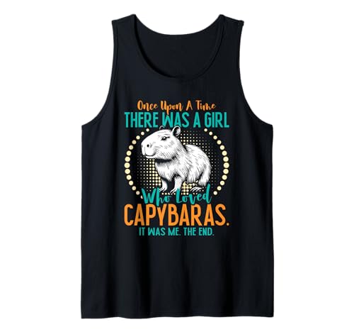Wasserschwein THERE WAS A GIRL WHO LOVED CAPYBARAS Liebhaber Tank Top Wasserschwein THERE WAS A GIRL WHO LOVED CAPYBARAS Liebhaber Tank Top von Capybara Lustig Geschenk Wasserschwein Shirt