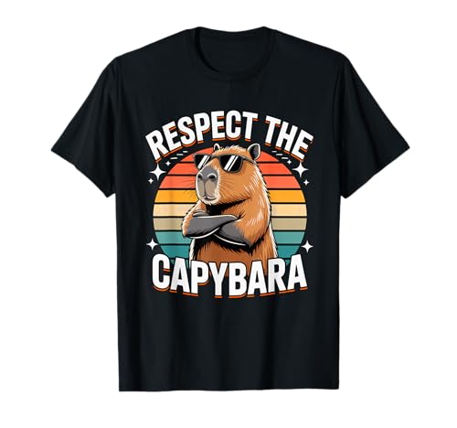 Funny Capybara Lover Design for Boys Kids Women Capybara T-Shirt Funny Capybara Lover Design for Boys Kids Women Capybara T-Shirt von Capybara Novelty Apparel for Kids and Women Tees