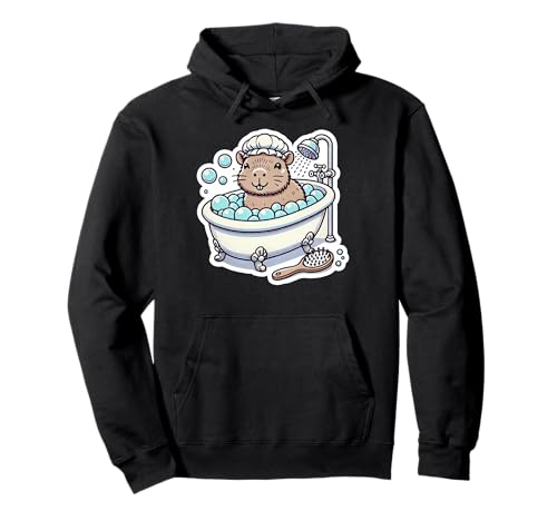 Capybara Schaumbad Self Care Verwöhnen Sie Sich selbst Kinder Pullover Hoodie von Capybara Tees NYC