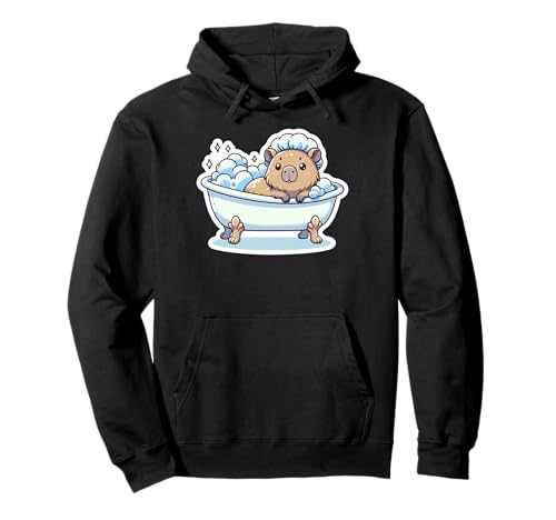 Capybara Schaumbad Self Care Verwöhnen Sie Sich selbst Kinder Pullover Hoodie von Capybara Tees NYC
