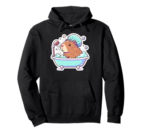 Capybara Schaumbad Self Care Verwöhnen Sie Sich selbst Kinder Pullover Hoodie von Capybara Tees NYC