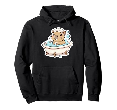 Capybara Schaumbad Self Care Verwöhnen Sie Sich selbst Kinder Pullover Hoodie von Capybara Tees NYC