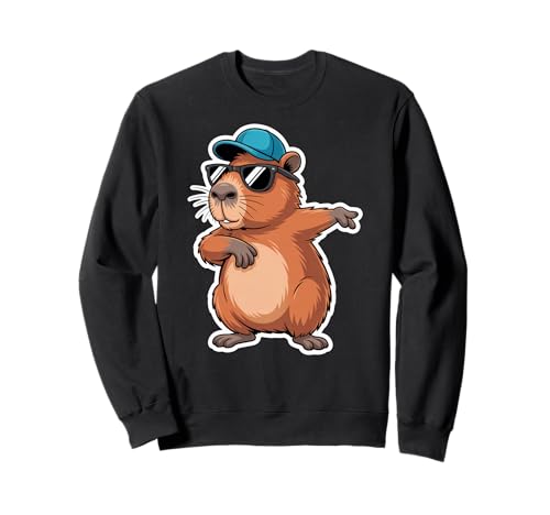 Cute Dabbing Capybara Animal Boys Men Toddler Kids Sweatshirt Cute Dabbing Capybara Animal Boys Men Toddler Kids Sweatshirt von Capybara Wildlife Animal Pine Tree Clothing Co.