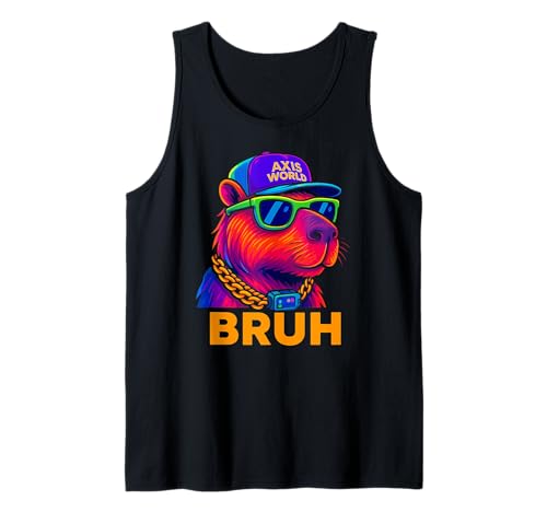 Capybara Bruh Meme Humor Tierliebhaber Jungen Mädchen Kinder Tank Top Capybara Bruh Meme Humor Tierliebhaber Jungen Mädchen Kinder Tank Top von CapybaraAxis1