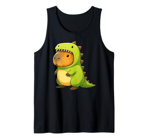 Capybara Dinosaurier Kostüm Trex Tierliebhaber Jungen Mädchen Kinder Tank Top Capybara Dinosaurier Kostüm Trex Tierliebhaber Jungen Mädchen Kinder Tank Top von CapybaraAxis1