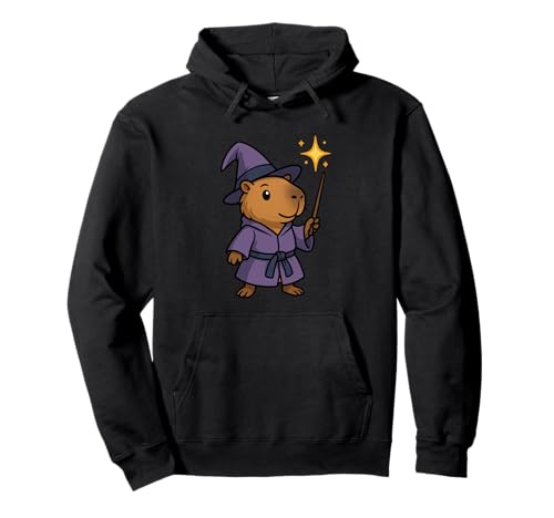 Lustiger Abra Capybara Tierliebhaber Zauberer Jungen Mädchen Kinder Pullover Hoodie von CapybaraAxis1